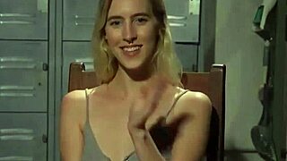 blonde bimbo gets tied up and dominated hard in bondage