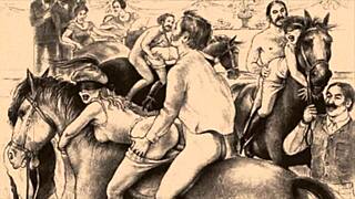 vintage erotic drawings from antique cartoon era