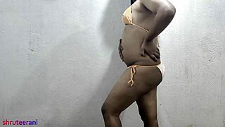 Micro Bikini Crossdressing By Indian Shemale
