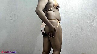 Micro Bikini Crossdressing By Indian Shemale