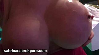i love sabrina sabrok pov blowjob compilation with her huge fake tits