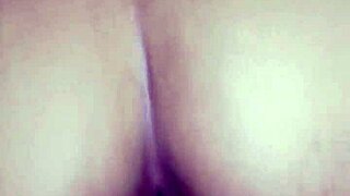 Latina begs roommate to cum inside her tight pussy