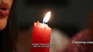 Power Outage Turned Into Candle Play - Sophia Locke Casey Calvert Cuntsway