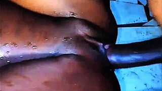 Sexyriita showing her sexy ebony pussy fucking hard bbc milf