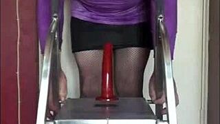 bisexual crossdresser begging you for a real mans cock to fuck him