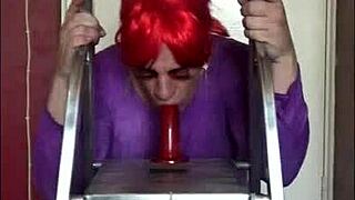 bisexual crossdresser begging you for a real mans cock to fuck him