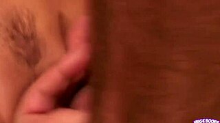 Classy blonde milf takes stiff cock deep in tight pussy