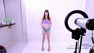 Gorgeous shy model gets fucked in a modeling audition
