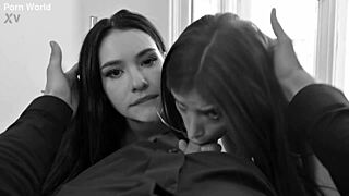 flatmate sofia smith gets double penetrated in intense gangbang
