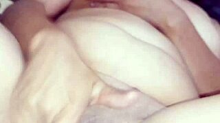 girl fingers her wet pussy deep