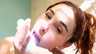 steamy outdoor shower with nova hawthorne
