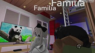 calentando a mi amigo en roblox con algo divertido