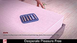 desperate pleasure unfolds between two lovers