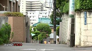 Uika hoshikawa gets shaved pussy creampie with toys from japanese babe