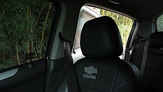 Hot milf pays uber driver with sex