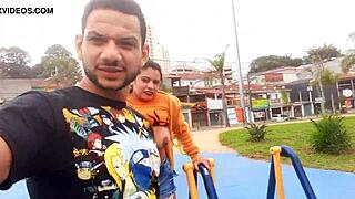 caah kabulosa shows off body in public park