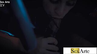 wife enjoys time with her lover at the hotel