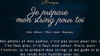 je prépare mon string pour toi - french audio solo female