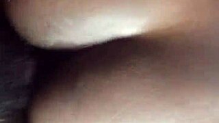 ebony teen 18 takes long curved dick while family in other rooms