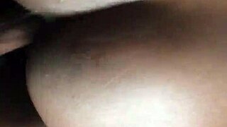 ebony teen 18 takes long curved dick while family in other rooms