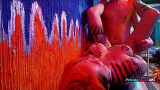 Young couple tries rough anal on cam for first time