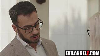 Busty secretary wants her hole filled with 2 cocks lorenzo viota francis x eliz benson