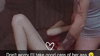 Roommates Girlfriend Rough Fucked And Manhandled On Snapchat Video