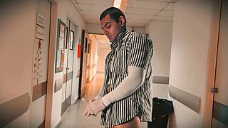 Patient wants solo time in hospital gloves