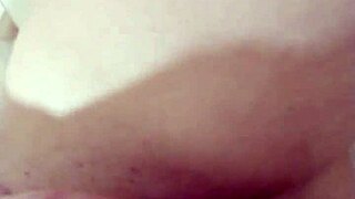 brunette teen enjoys private time with toys in the shower