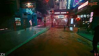 Uncensored full scene sex with street doll jig jig and dialogues in cyberpunk