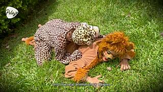 Natgio mixes lion and leopard costume game