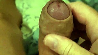 petite handjob up close at morning wake