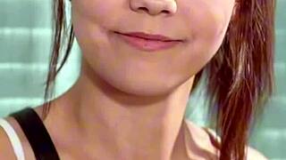 petite latina deepthroats bbc for sloppy throatpie