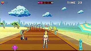 Finishing my rollerblading by fucking all beach guys - rollerbabe