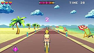 Finishing my rollerblading by fucking all beach guys - rollerbabe