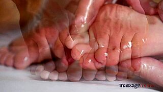 Quivering orgasm from slow massage