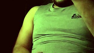 slo mo cumshot from muscular guy