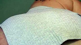 Thick girl in dress amazing solo play booty show and multiple orgasms
