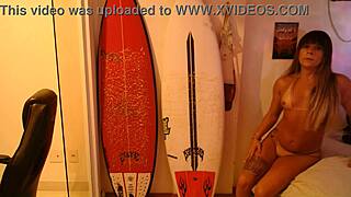 Rafa surfistinha comes back from gym all sweaty