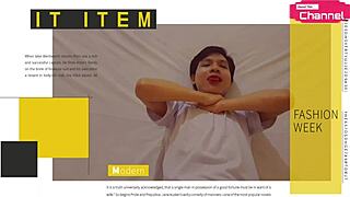 hansel thio does photoshoot as asian model for magazine