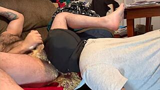 nasty black puker serves her master with rimming