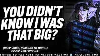 Finding out your best-friend is hung audio erotica for women deep voice