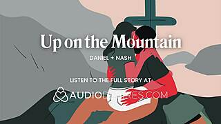 asmr audio porn spontaneous couple fucks on a mountaintop in public oral and teasing