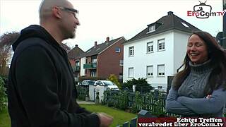 deutsche teen 18 casting auf der strasse fuhrt zum sex in die nackte muschi
