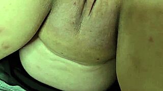 That big cucumber in my tight wet pussy lips during casting