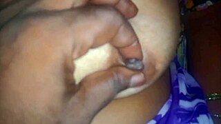 Indian sangeetha hot housewife gets boobs fuck at home