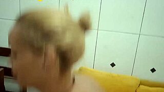 In the drama, the guy flips the script, inserts the lollipop, and sucks the shaved blonde pussy to orgasm.