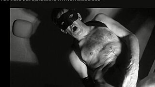 visual gay satanic dildo play with intense cum shot action