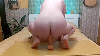 Blonde Rides Huge Monster Cock Rough And Deep!