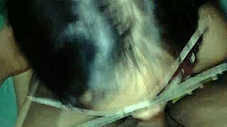 Pinay walker swallows cum in intense blowjob part two